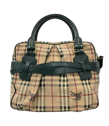 BURBERRY トートバッグ ハンドバッグ ノバチェック レディース バーバリー