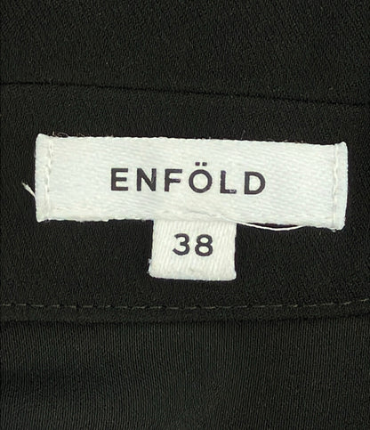 ENFOLD カラードフレアプルオーバー ブラウス7分袖 300GA230-2200 レディース SIZE 38 (S) エンフォルド