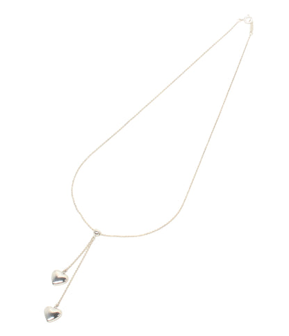 Tiffany & Co. ネックレス SV925 ダブルパフハート レディース ティファニー