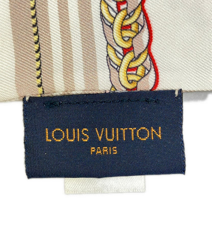 美品 LOUIS VUITTON スカーフ シルク100% バンドー ミックス アンド ストラップ バンドー M77698 レディース ルイ・ヴィトン