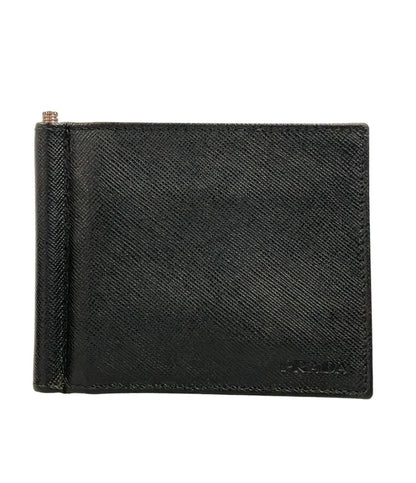 PRADA 二つ折り財布 カードケース マネークリップ付き 2M1077 メンズ プラダ