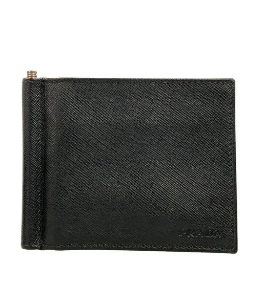 PRADA 二つ折り財布 カードケース マネークリップ付き 2M1077 メンズ