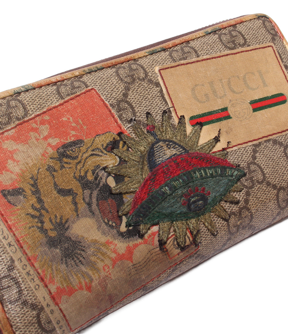 GUCCI ラウンドファスナー長財布 GGスプリーム 473909 496334 メンズ グッチ