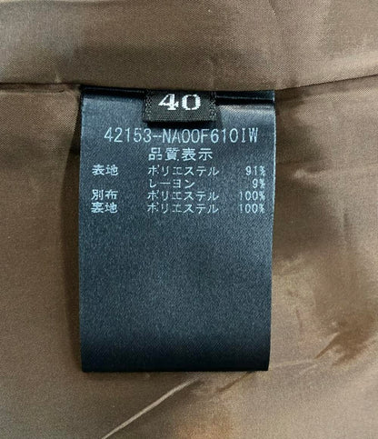 美品 FOXEY NEW YORK 長袖ワンピース Eclat De Nuit Dress 42153--NA00F610IW レディース SIZE 40 (L) フォクシー ニューヨーク