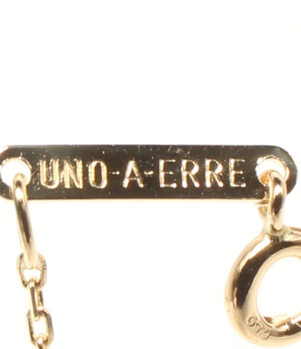 美品 ウノアエレ ネックレス K18 BREV レディース UNOAERRE