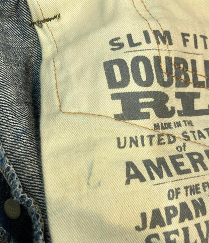 RRL RALPH LAUREN デニムパンツ  SELVEDGE DENIM SLIM FIT USED ヴィンテージ 加工 メンズ SIZE 31 30 (M) ダブルアールエルラルフローレン