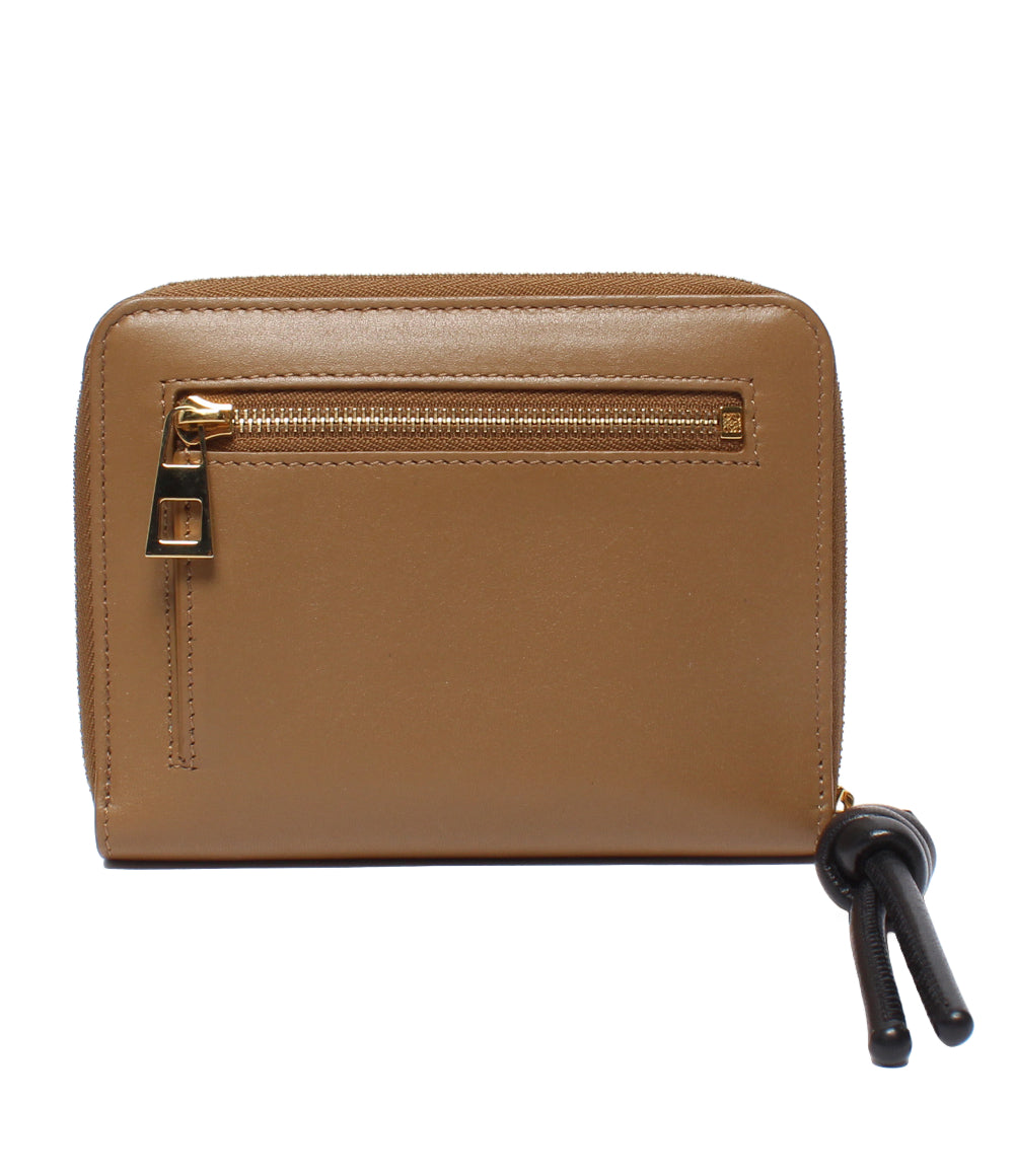 LOEWE ラウンドファスナー二つ折り財布 ノットコンパクトジップアラウンドウォレット ノット レディース ロエベ