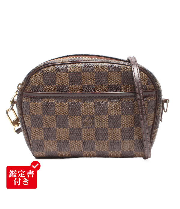 LOUIS VUITTON ショルダーバッグ 斜め掛け ウエストポーチ ポシェット イパネマ ダミエ N51296 レディース ルイ・ヴィトン