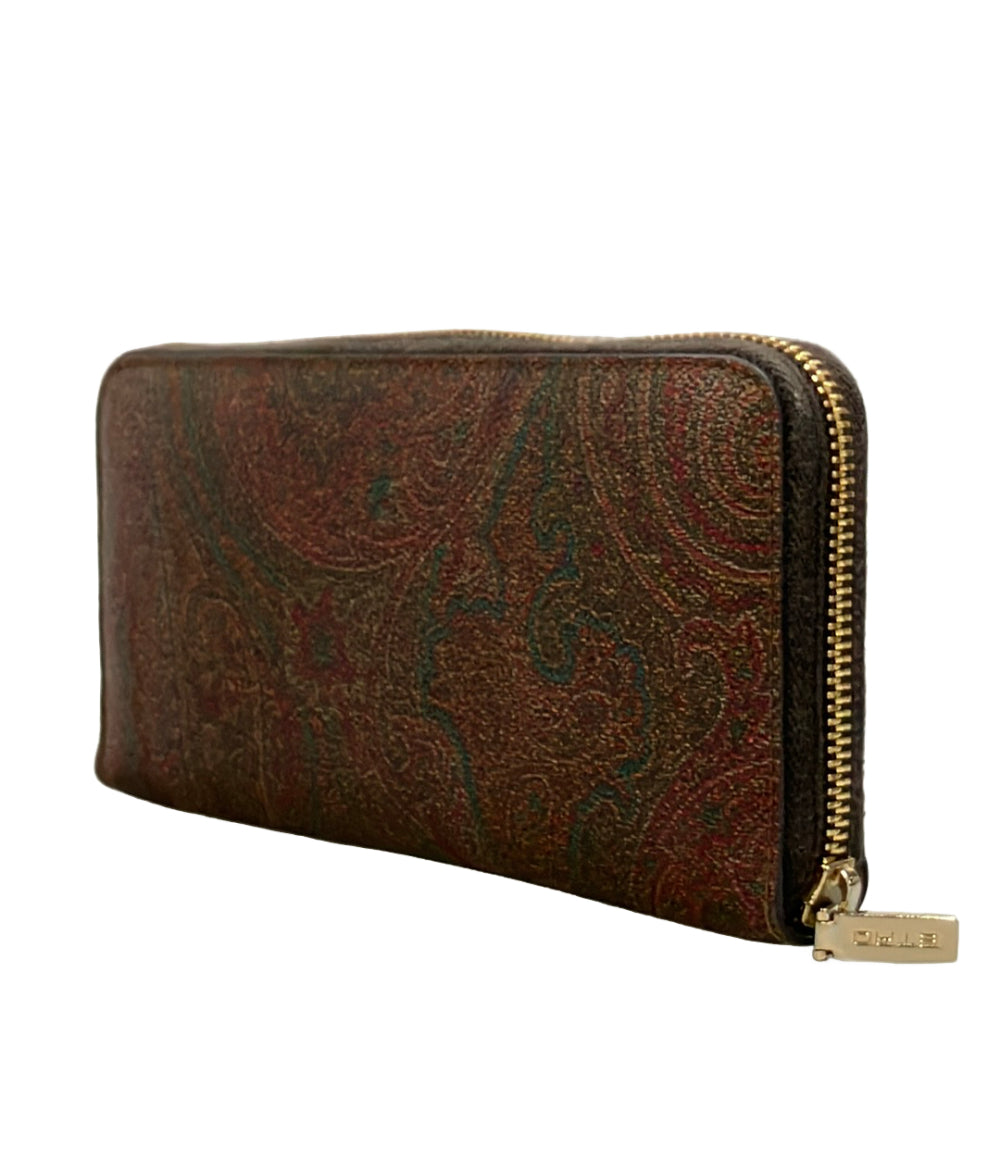 ETRO ラウンドファスナー長財布 レディース メンズ エトロ