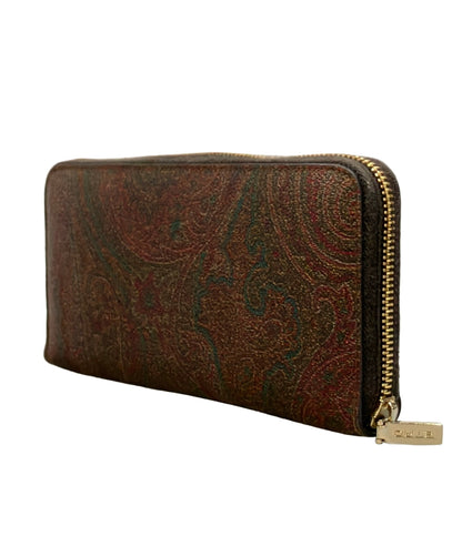 ETRO ラウンドファスナー長財布 レディース メンズ エトロ