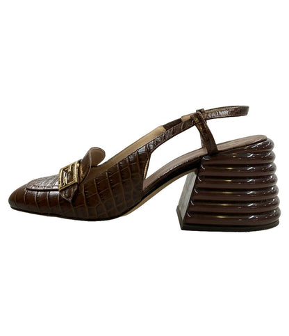 フェンディ サンダル パンプス クロコダイル柄 レディース SIZE 37 (L) FENDI