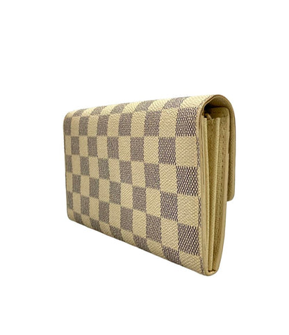 LOUIS VUITTON 長財布 ポルトフォイユ サラ ダミエ アズール N61735 レディース メンズ ルイ・ヴィトン