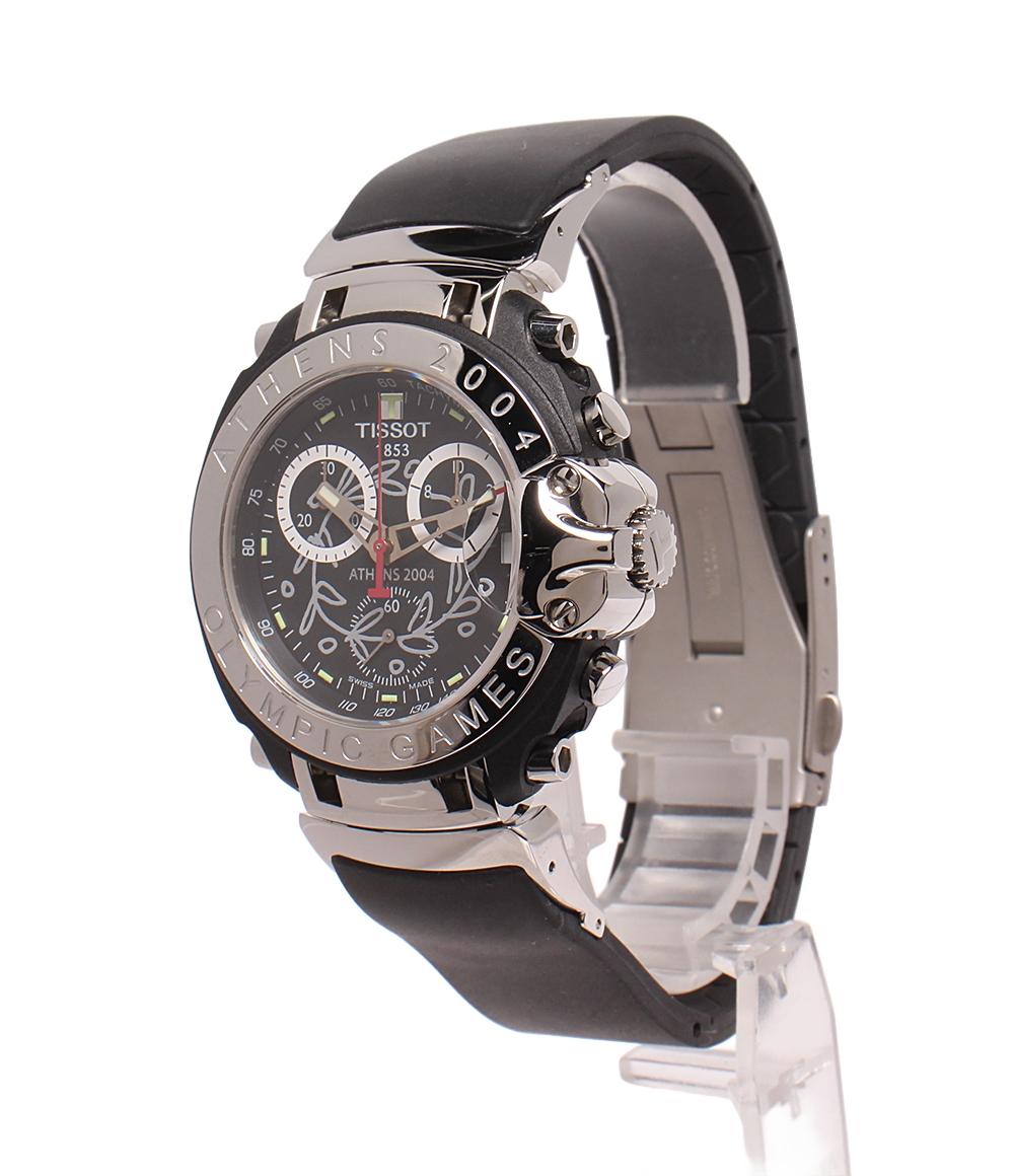 TISSOT 腕時計 アテネオリンピック2004記念モデル クオーツ ブラック
