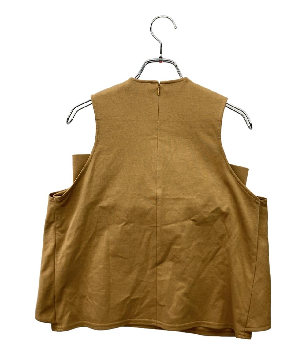 美品 cygne ノースリーブ リボントップス レディース SIZE 1 (S) シーニュ