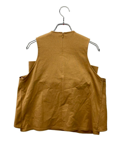 美品 cygne ノースリーブ リボントップス レディース SIZE 1 (S) シーニュ