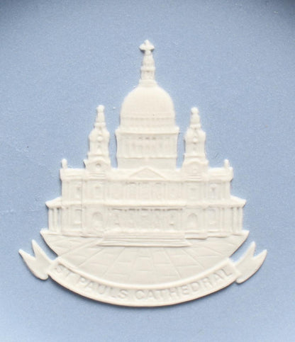 美品 ウェッジウッド ミニプレート 飾り皿 11cm ジャスパー ST PAUL'S CATHEDRAL WEDGWOOD