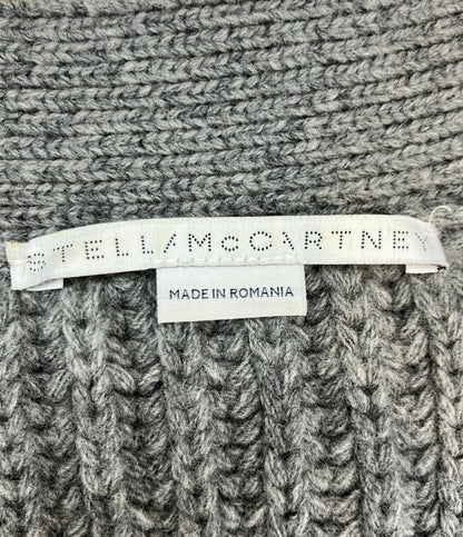 Stella McCartney ニットカーディガン Vネック 長袖 ローゲージ フォックスファー レディース SIZE 38 (M) ステラマッカートニー