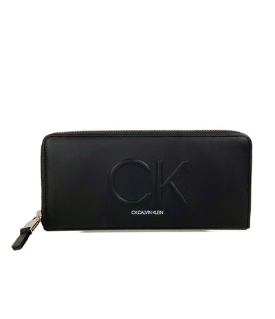 美品 Calvin klein ラウンドファスナー長財布 メンズ カルバンクライン