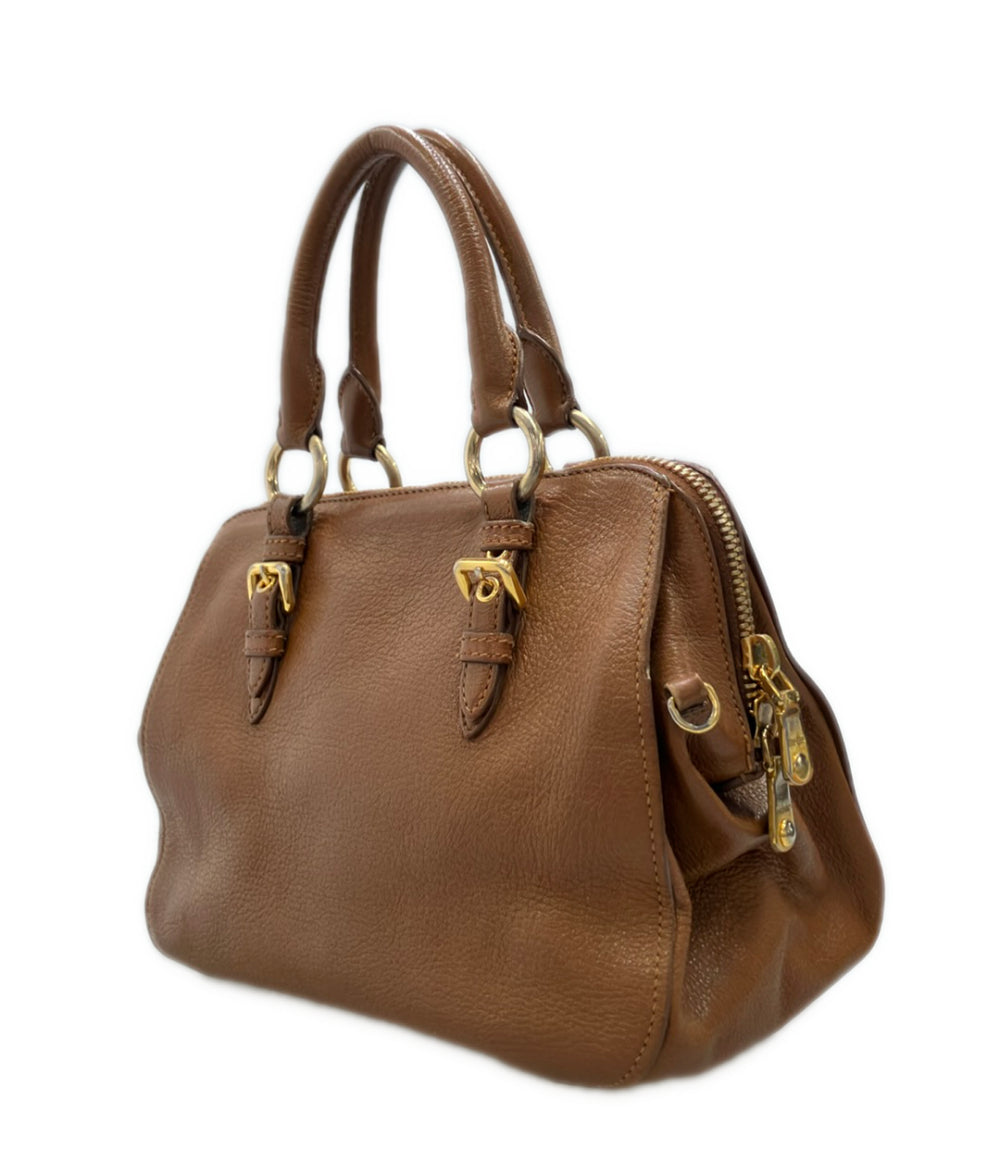 MIUMIU 2way ハンドバッグ ショルダーバッグ 肩掛け 斜め掛け ガンチーニ RL0058 レディース ミュウミュウ