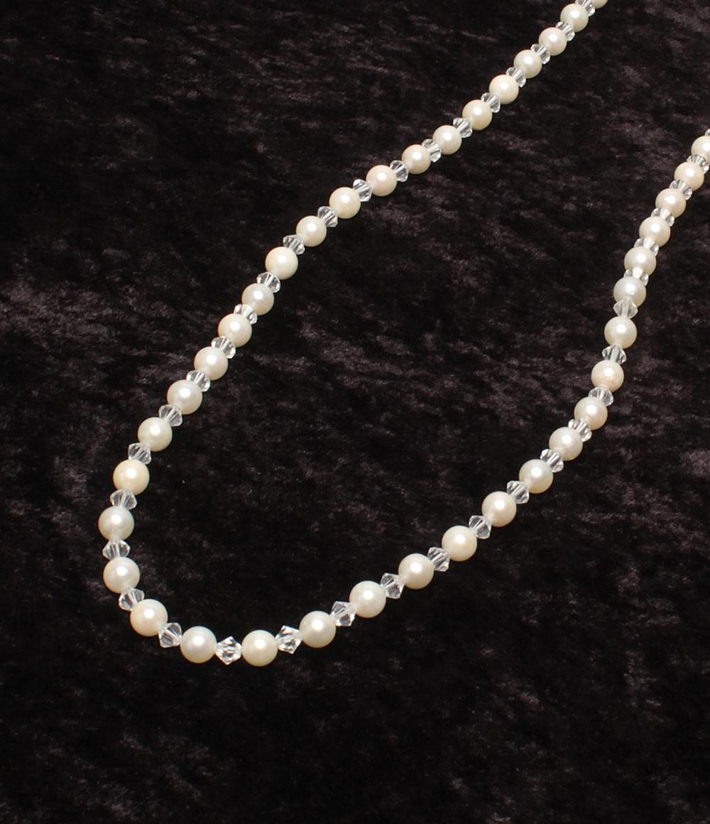 ロングネックレス SV パール 6.5-7.0mm レディース