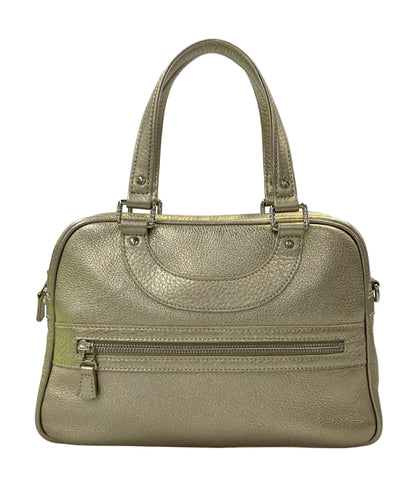 美品 Jacques le corre 2way ハンドバッグ ショルダーバッグ 斜め掛け メタリック レディース ジャック・ル・コール