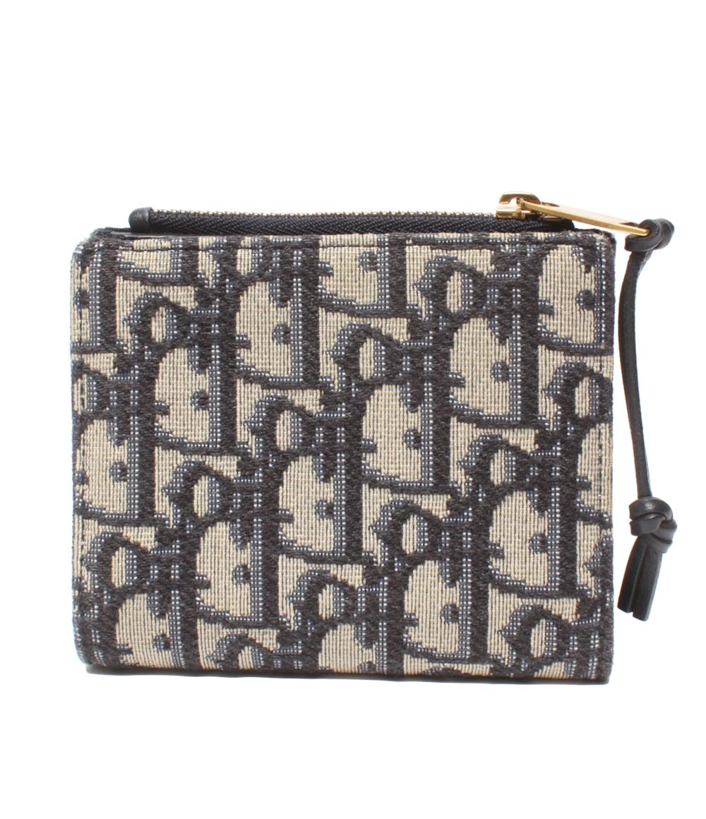 Christian Dior 二つ折り財布 オブリーク レディース クリスチャンディオール