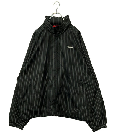 Supreme トラックジャケット フード収納 Reflective Pinstripe TrackJacket メンズ SIZE L シュプリーム