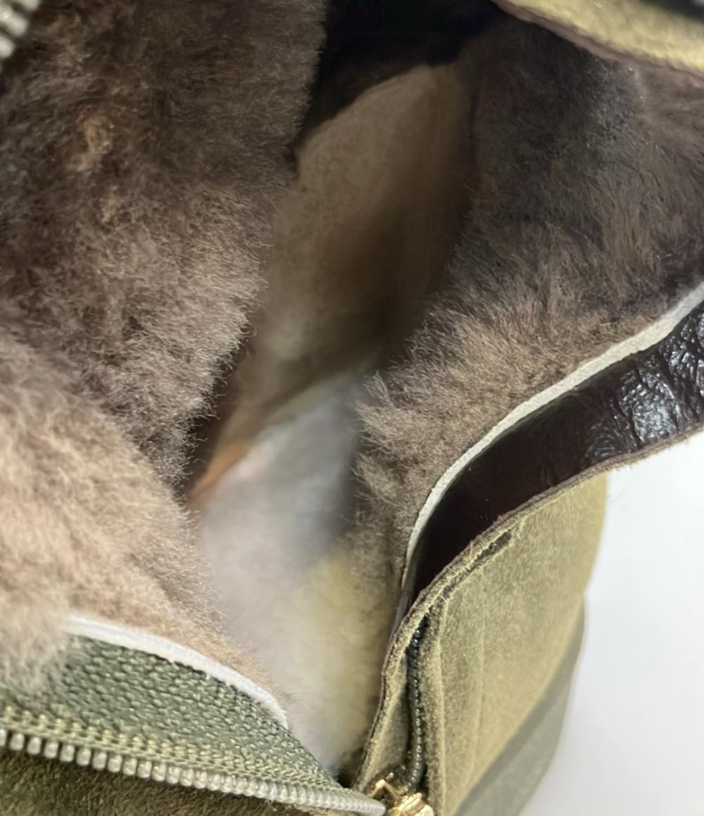 Salvatore Ferragamo ムートンブーツ レディース SIZE 6 M サルヴァトーレフェラガモ