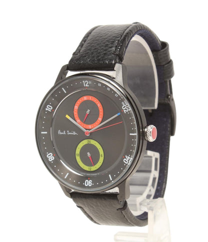 美品 Paul Smith 腕時計 2019本リミテッドモデル チャーチストリート クオーツ ブラック 6323-T025544 メンズ ポール・スミス