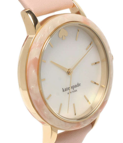 美品 Kate Spade 腕時計 クオーツ シェル KSW1520B レディース ケイトスペード