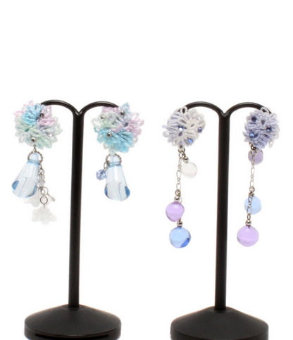 美品 ネックレス イヤリング ブローチ フラワーモチーフ 花モチーフ 7点セット レディース