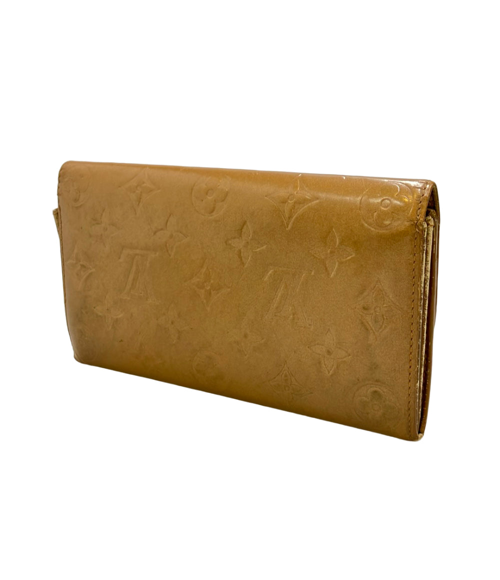 訳あり LOUIS VUITTON 長財布 ポシェットポルトモネクレディ ヴェルニ M91380 レディース ルイ・ヴィトン