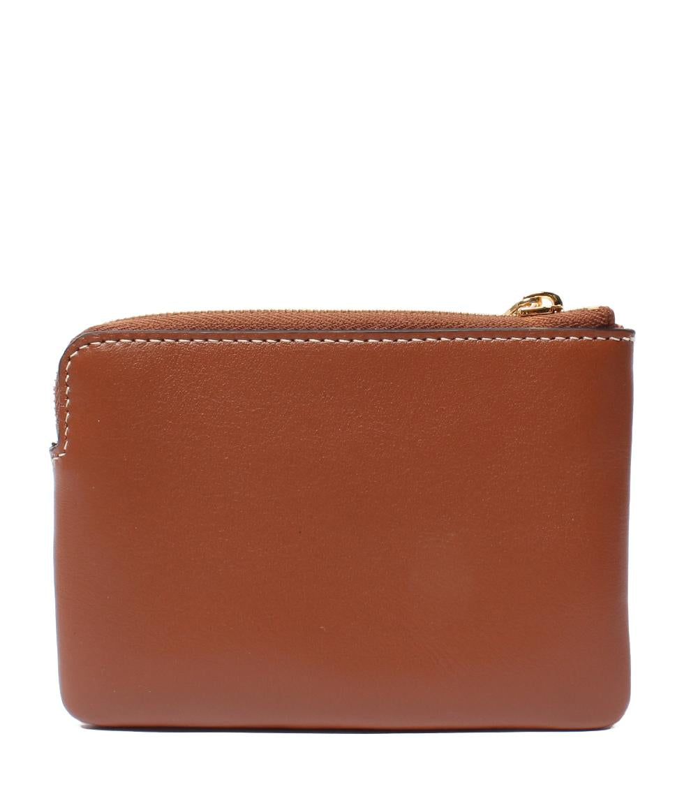 美品 CELINE コインケース カードポーチ チェーンフック付き キュイル トリオンフ 10C663DR8.04LU レディース メンズ セリーヌ