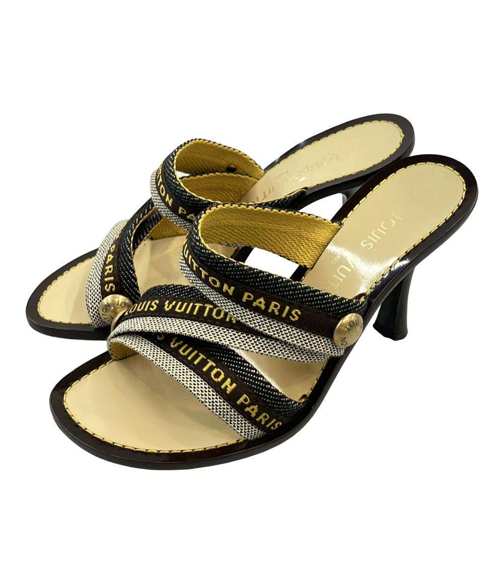 訳あり LOUIS VUITTON サンダル レディース SIZE 34 22(cm) ルイ・ヴィトン