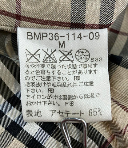 BURBERRY BLACK LABEL テーラードジャケット ベロア BMP36-114-09 メンズ SIZE M バーバリーブラックレーベル