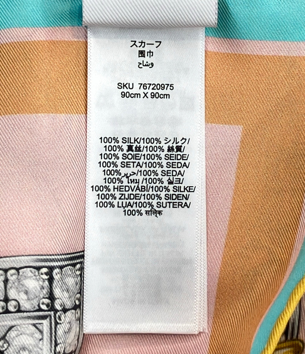 美品 TIFFANY&Co. スカーフ シルク100% レディース ティファニー
