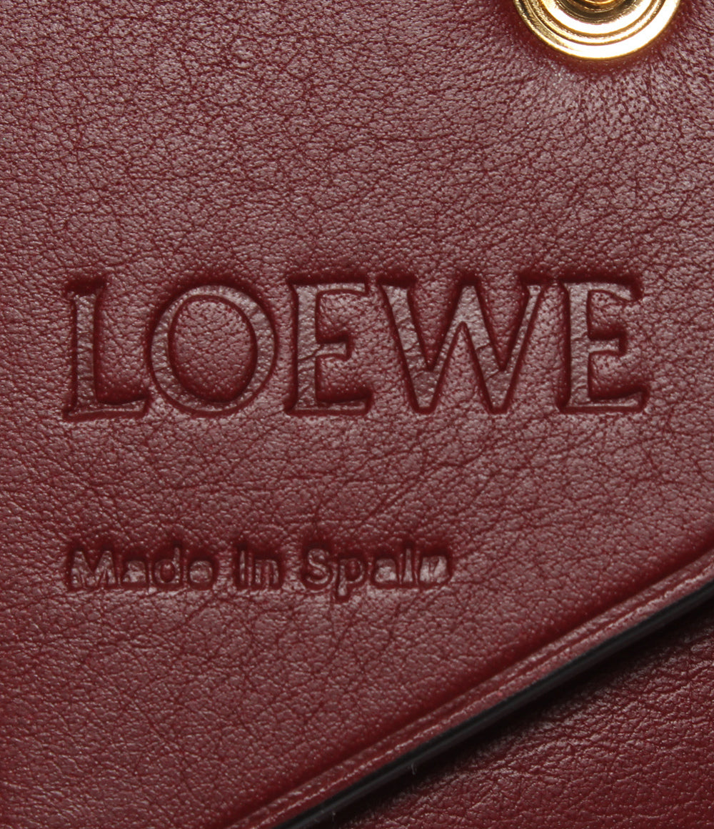 美品 LOEWE カードケース 名刺入れ パンチング レディース メンズ ロエベ