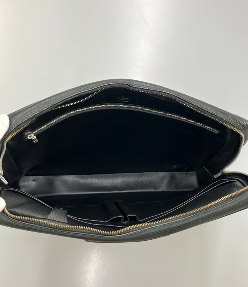 訳あり LOUIS VUITTON ブリーフケース ビジネスバッグ ポルト ドキュマン ヴォワヤージュ エピ M54472 メンズ ルイ・ヴィトン