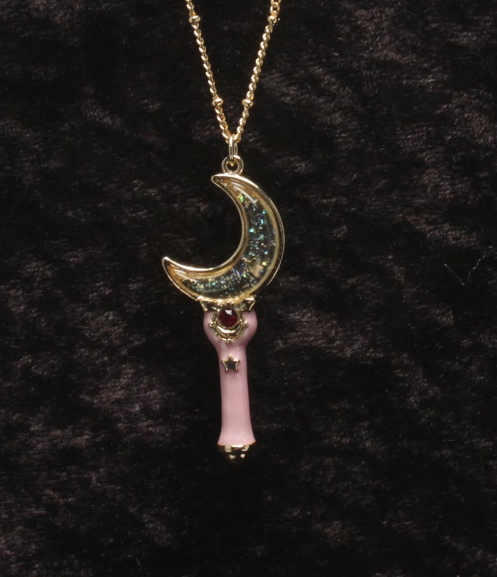 美品 ネックレス セーラームーン  ムーンスティック レディース