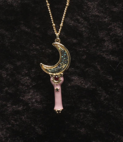 美品 ネックレス セーラームーン  ムーンスティック レディース