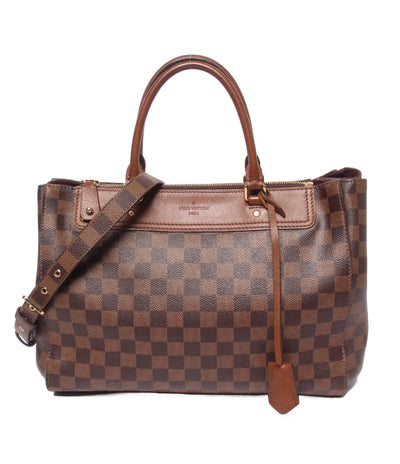 LOUIS VUITTON 2WAY ハンドバッグ ショルダーバッグ 肩掛け グリニッジ ダミエ エベヌ N41337 レディース ルイ・ヴィトン