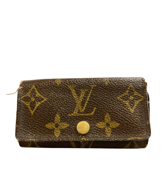 訳あり LOUIS VUITTON 4連キーケース ミュルティクレ 4 モノグラム M62631 レディース メンズ ルイ・ヴィトン