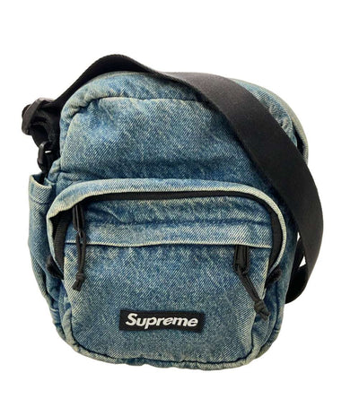 Supreme ショルダーバッグ 斜め掛け Denim Shoulder Bag Washed Indigo メンズ シュプリーム