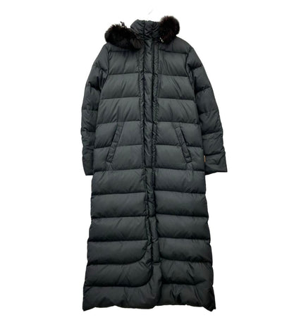 MONCLER ロングダウンコート フード ファー付き レディース SIZE 0 (XS) モンクレール