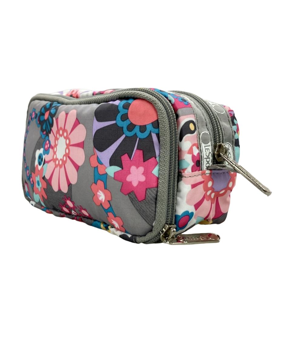 美品 LeSportsac ポーチ フラワー柄 レディース レスポートサック