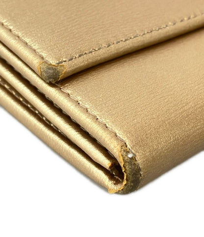 美品 サルヴァトーレフェラガモ 二つ折り長財布 ガンチーニ レディース Salvatore Ferragamo