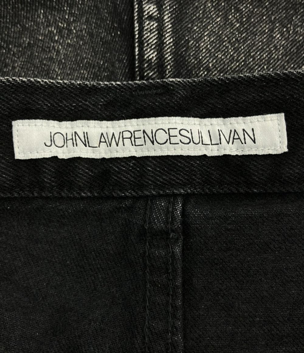【最終値下げ】JOHN LAWRENCE SULLIVAN フレアデニム 黒46 ジョンローレンスサリバン デニムパンツ メンズ SIZE 46 (M