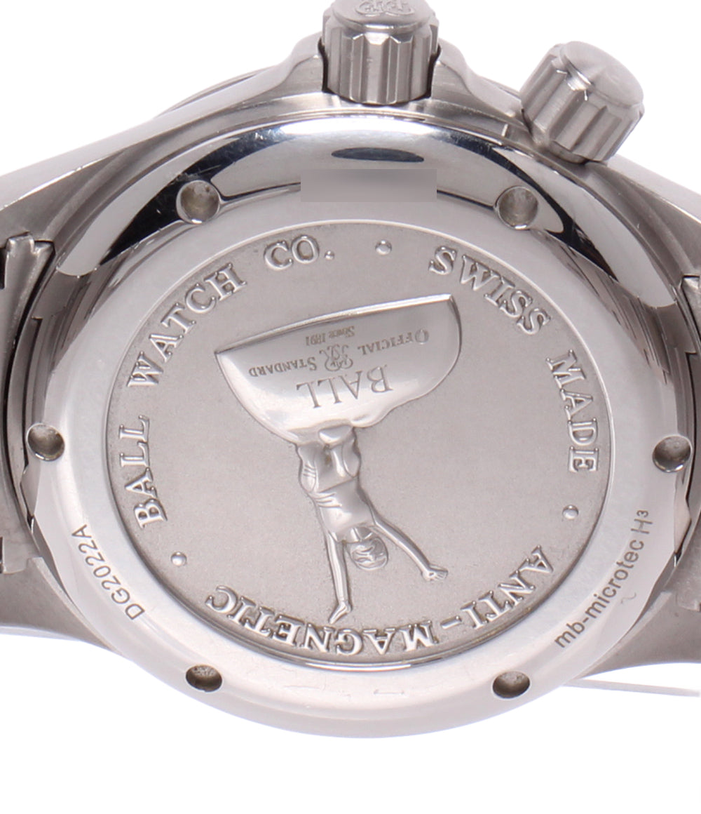 BALLWATCH 腕時計 ダイバー ワールドタイム エンジニア マスター II 自動巻き ブラック DG2022A メンズ ボールウォッチ