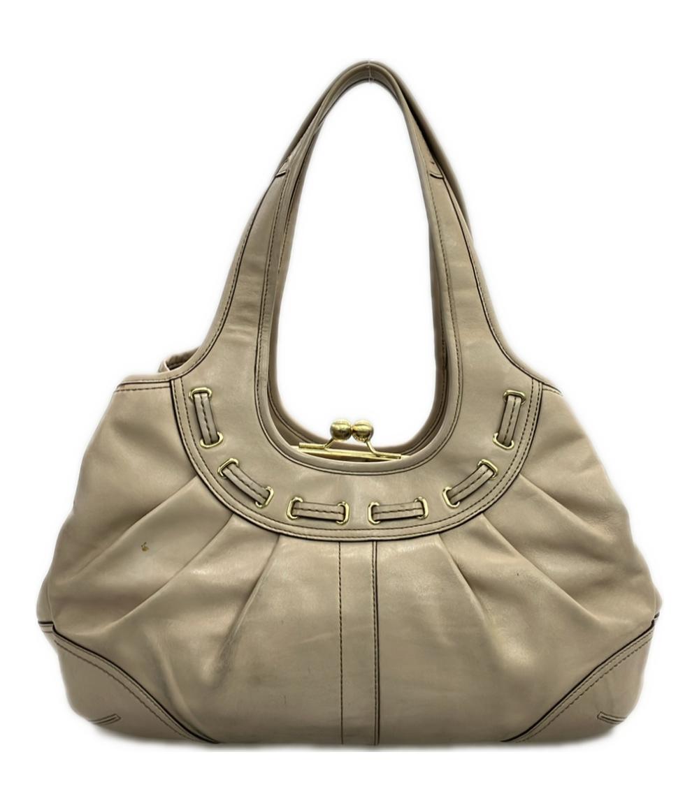 コーチ coach キルティング がま口　レザー ハンドバッグ コーチ トートバッグ ハンドバッグ がま口 レザー 12725 レディース