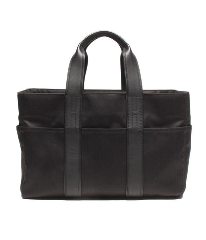 美品 HERMES トートバッグ ハンドバッグ シルバー金具 アカプルコMM トワルシェブロン レディース エルメス